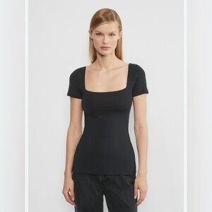Aritzia Original Contour Squareneck Hip T-Shirt